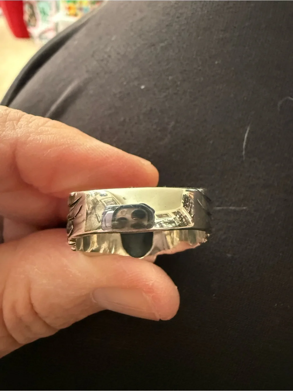 Witch’s Winged Skull Ring Sterling Silver Size 9 Witch’s Estate Sale